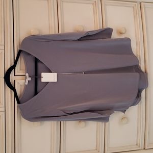 1/2 zipper large Green Envelope NWT